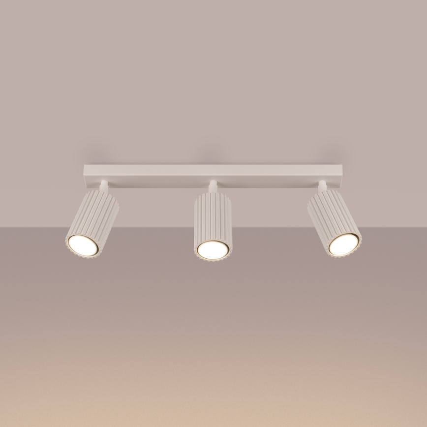Brilagi - Spotlight CRESTO 3xGU10/10W/230V grädde
