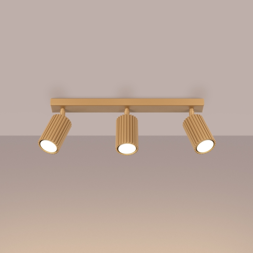 Brilagi - Spotlight CRESTO 3xGU10/10W/230V guld