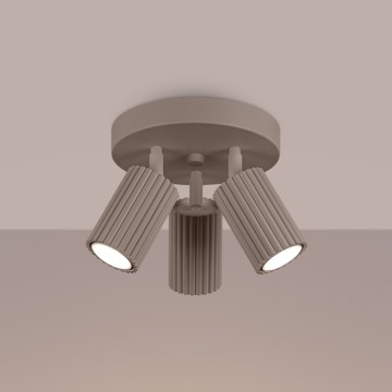 Brilagi - Spotlight CRESTO 3xGU10/10W/230V taupe