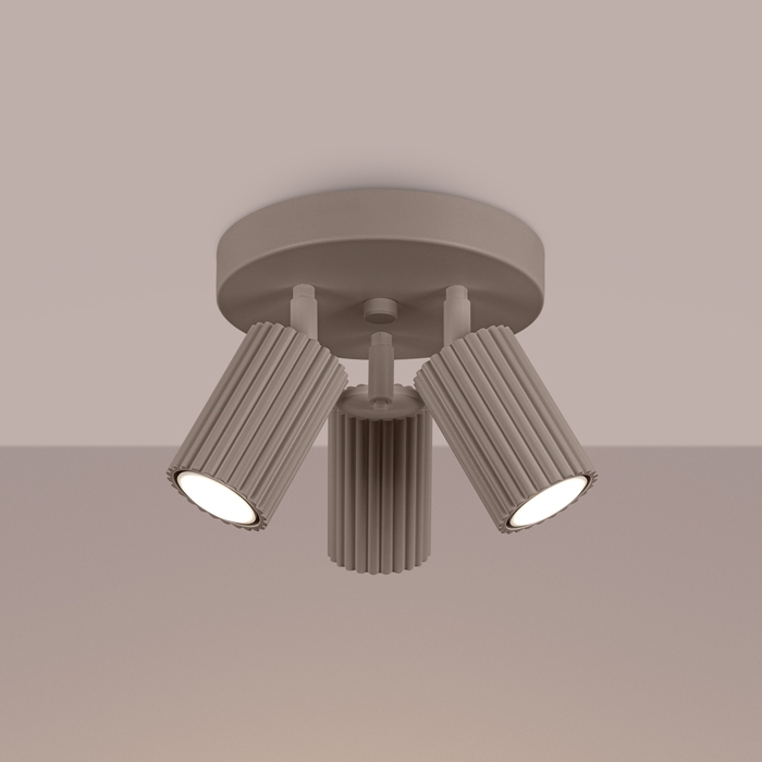 Brilagi - Spotlight CRESTO 3xGU10/10W/230V taupe