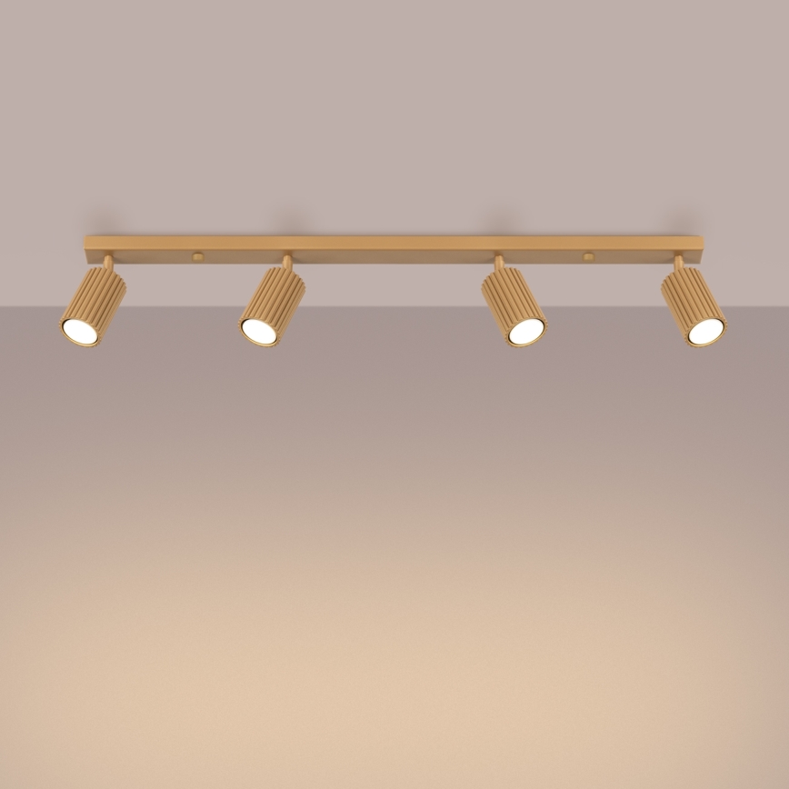 Brilagi - Spotlight CRESTO 4xGU10/10W/230V guld