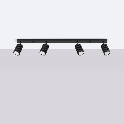 Brilagi - Spotlight CRESTO 4xGU10/10W/230V svart
