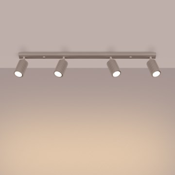 Brilagi - Spotlight CRESTO 4xGU10/10W/230V taupe