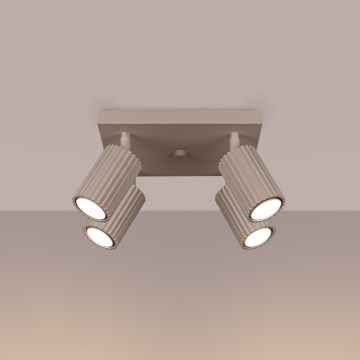 Brilagi - Spotlight CRESTO 4xGU10/10W/230V taupe