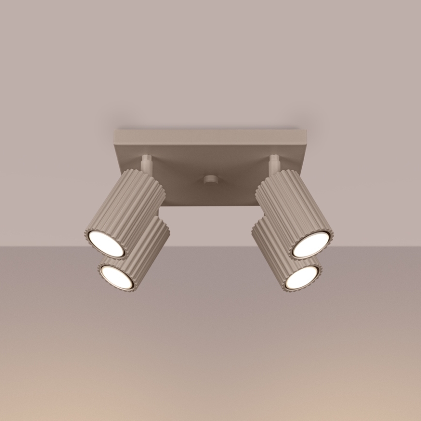 Brilagi - Spotlight CRESTO 4xGU10/10W/230V taupe