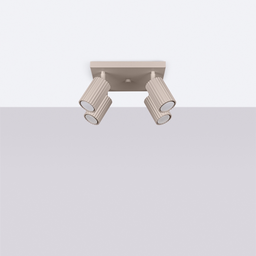 Brilagi - Spotlight CRESTO 4xGU10/10W/230V taupe