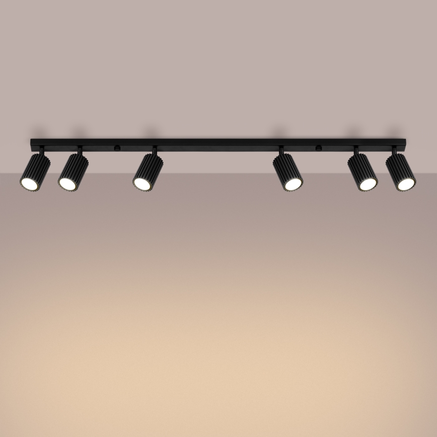 Brilagi - Spotlight CRESTO 6xGU10/10W/230V svart