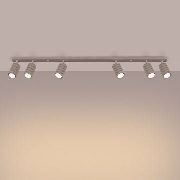 Brilagi - Spotlight CRESTO 6xGU10/10W/230V taupe