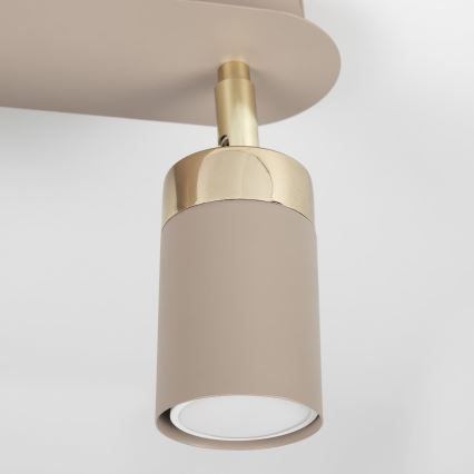 Brilagi - Spotlight POKER 2xGU10/25W/230V beige/guld