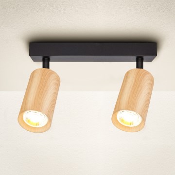Brilagi - Spotlight SELE 2xGU10/30W/230V svart/ekdekor
