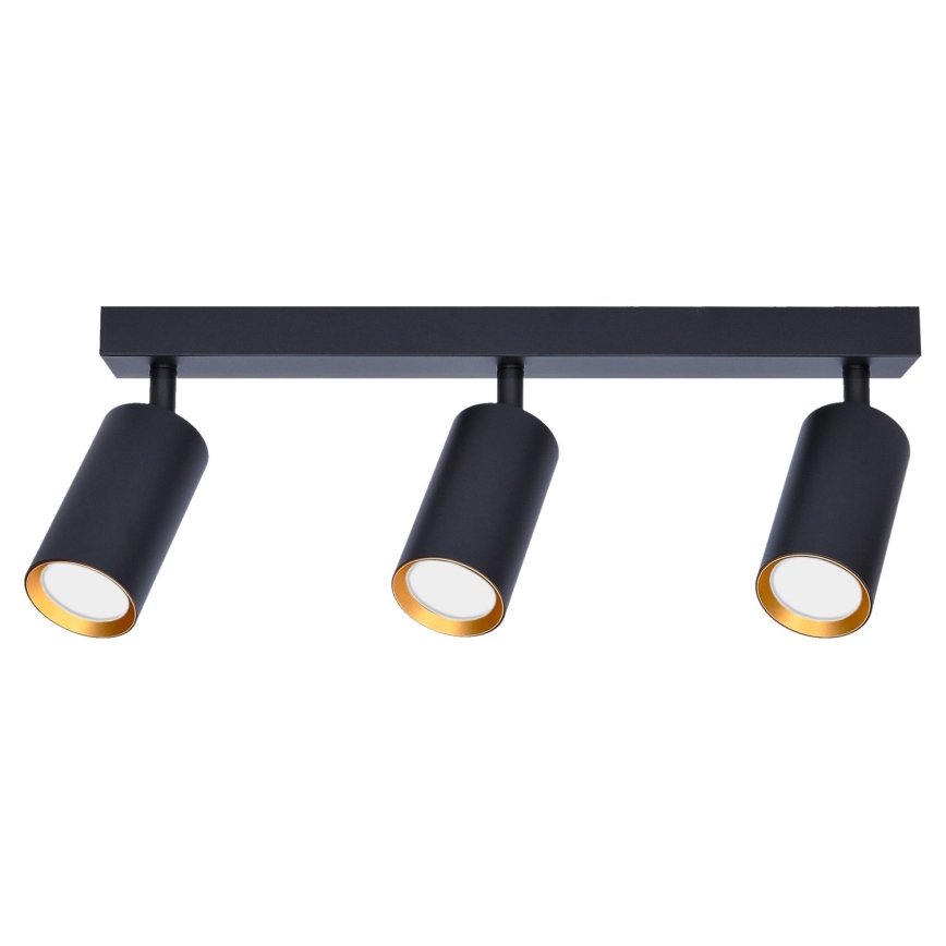 Brilagi - Spotlight SELE 3xGU10/30W/230V svart/guld