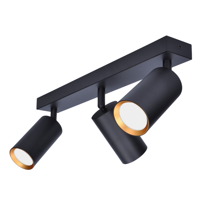 Brilagi - Spotlight SELE 3xGU10/30W/230V svart/guld