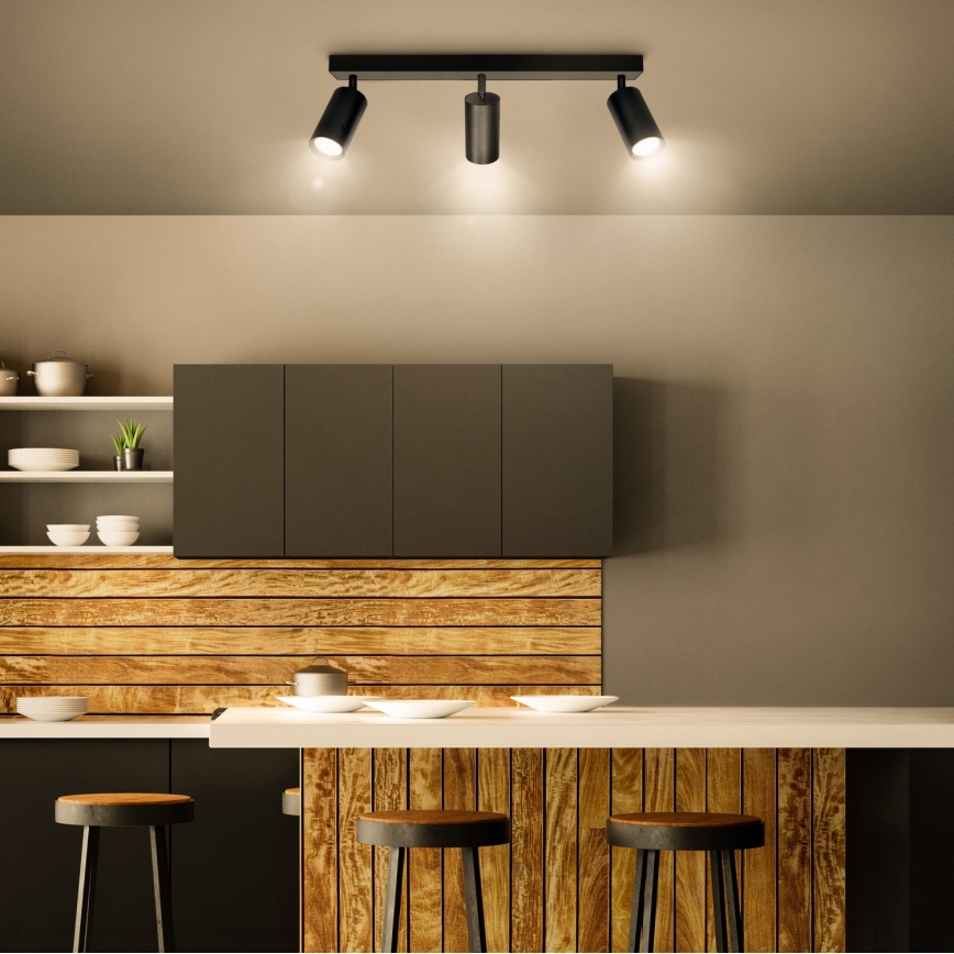 Brilagi - Spotlight SELE 3xGU10/30W/230V svart