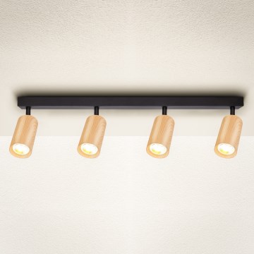 Brilagi - Spotlight SELE 4xGU10/30W/230V svart/ekdekor