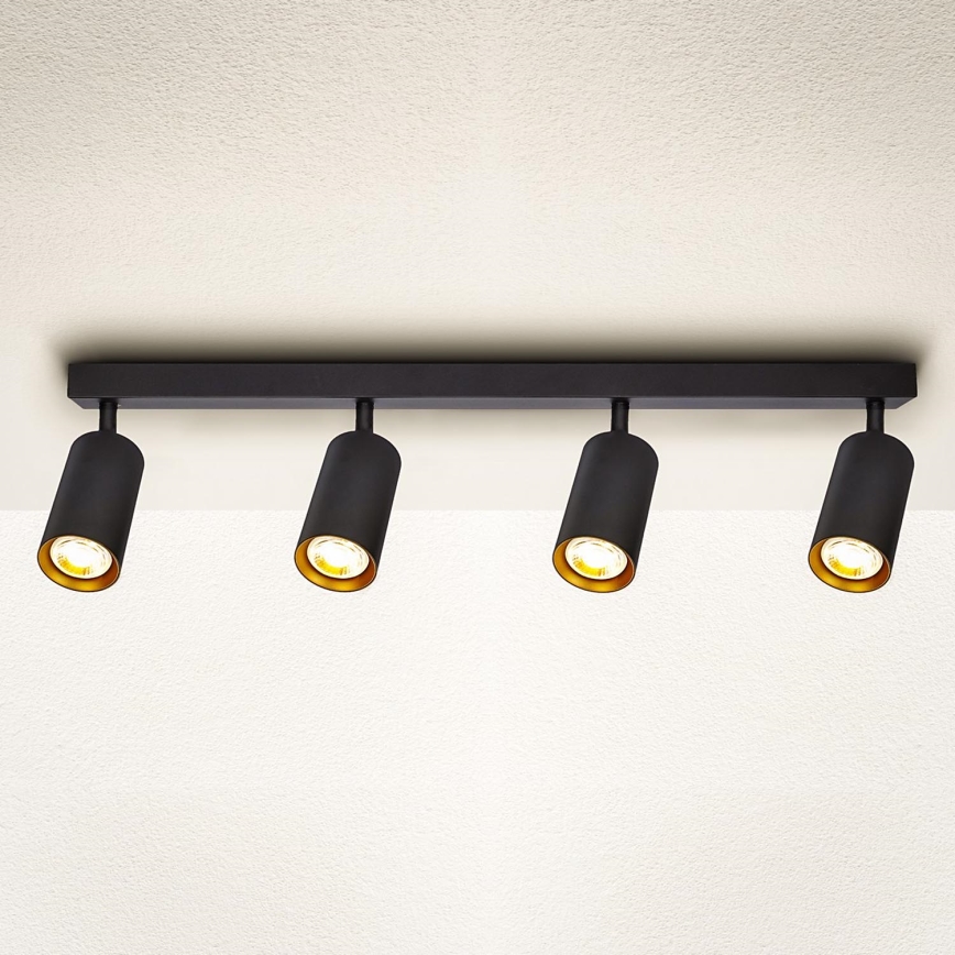 Brilagi - Spotlight SELE 4xGU10/30W/230V svart/guld