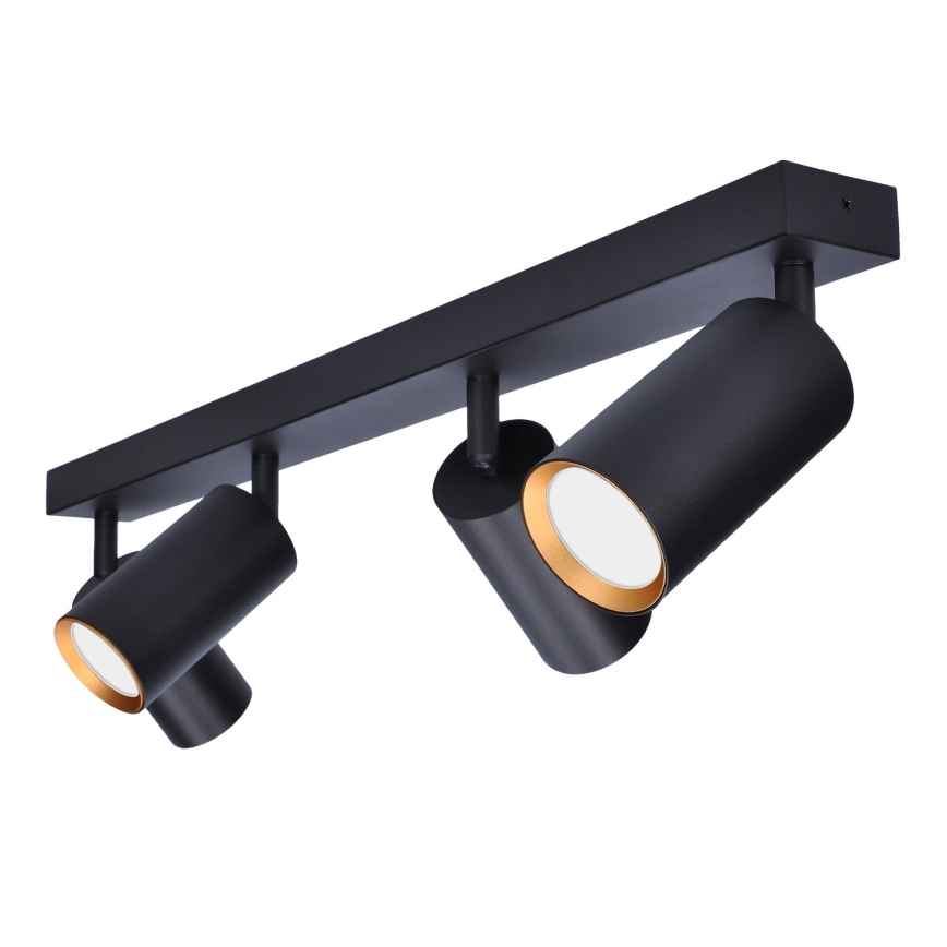 Brilagi - Spotlight SELE 4xGU10/30W/230V svart/guld