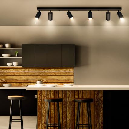 Brilagi - Spotlight SELE 6xGU10/30W/230V svart/guld