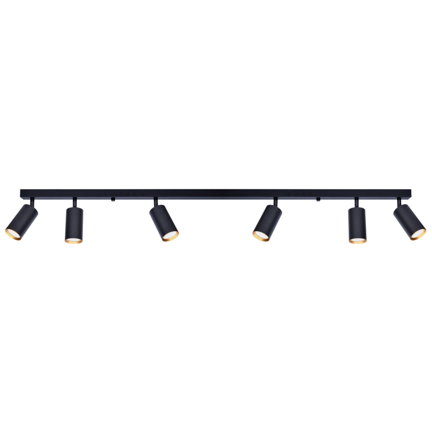 Brilagi - Spotlight SELE 6xGU10/30W/230V svart/guld