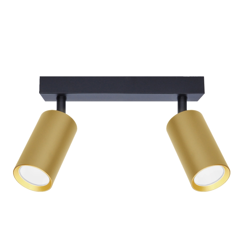 Brilagi - Spotlight SELE GOLDEN 2xGU10/30W/230V svart/guld