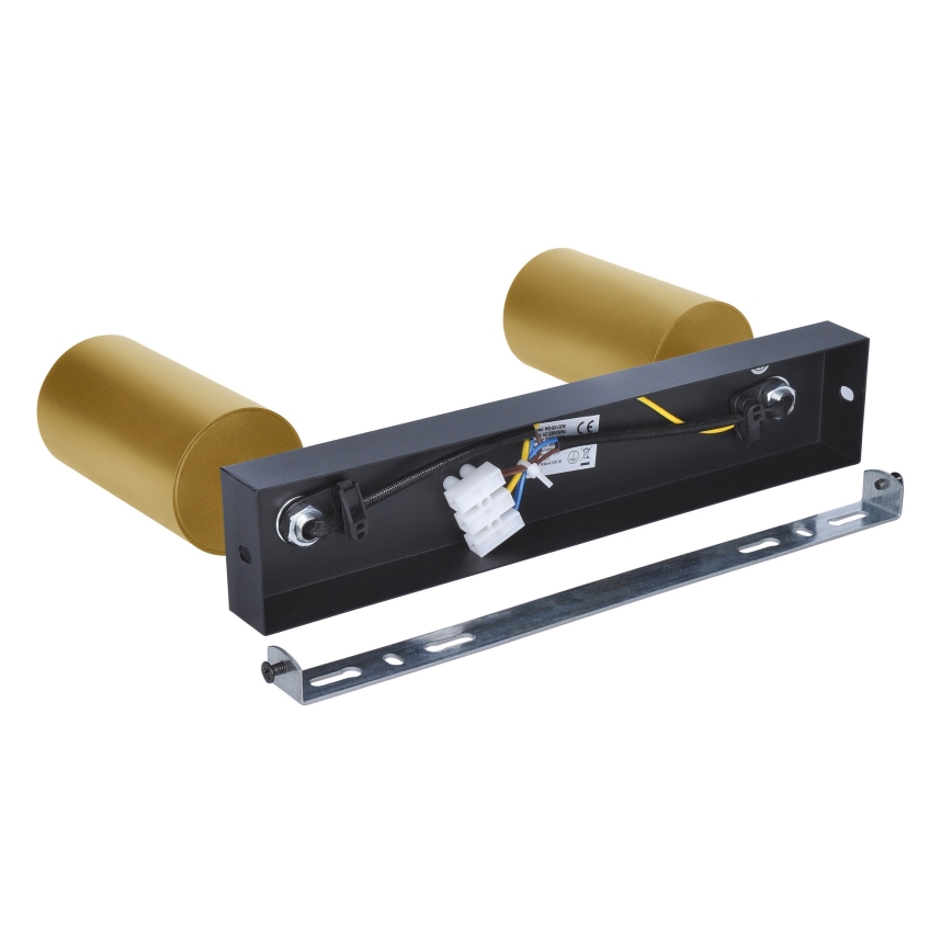 Brilagi - Spotlight SELE GOLDEN 2xGU10/30W/230V svart/guld