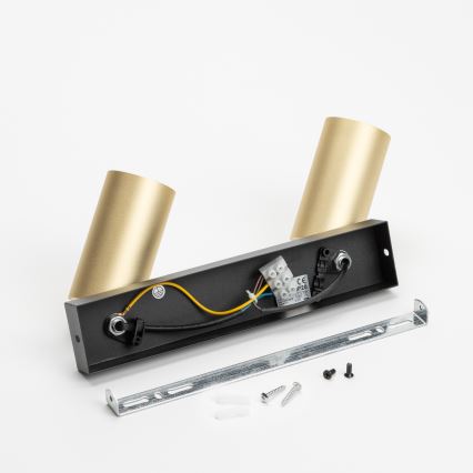 Brilagi - Spotlight SELE GOLDEN 2xGU10/30W/230V svart/guld
