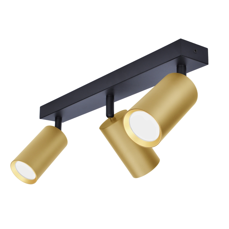 Brilagi - Spotlight SELE GOLDEN 3xGU10/30W/230V svart/guld