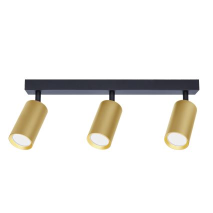 Brilagi - Spotlight SELE GOLDEN 3xGU10/30W/230V svart/guld