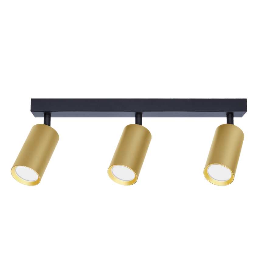 Brilagi - Spotlight SELE GOLDEN 3xGU10/30W/230V svart/guld