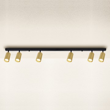 Brilagi - Spotlight SELE GOLDEN 6xGU10/30W/230V svart/guld