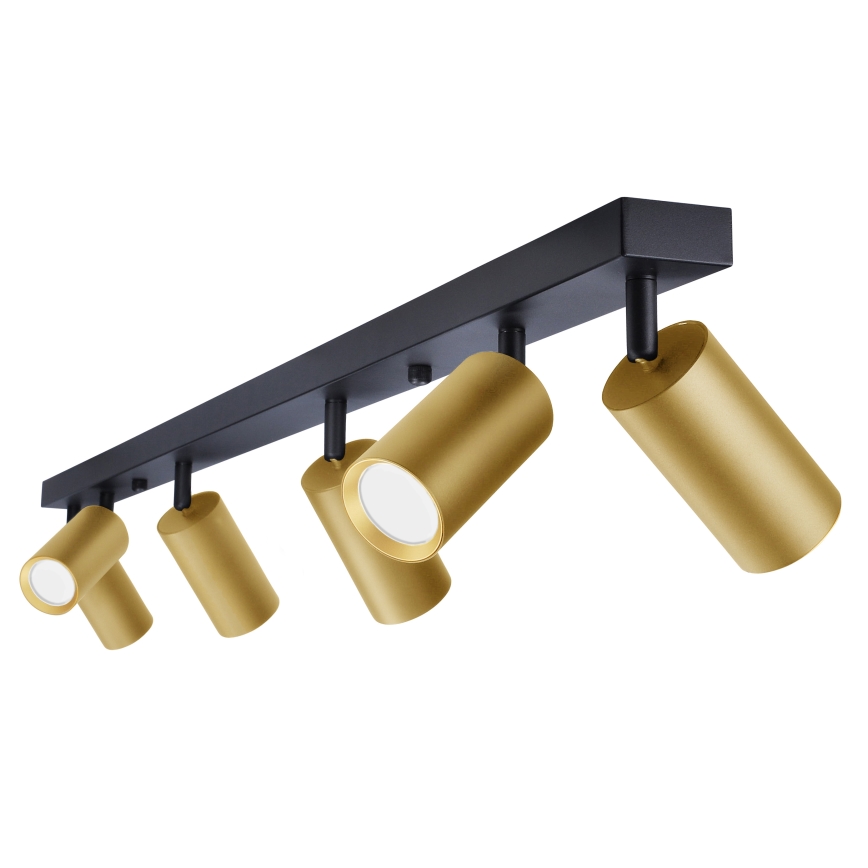 Brilagi - Spotlight SELE GOLDEN 6xGU10/30W/230V svart/guld