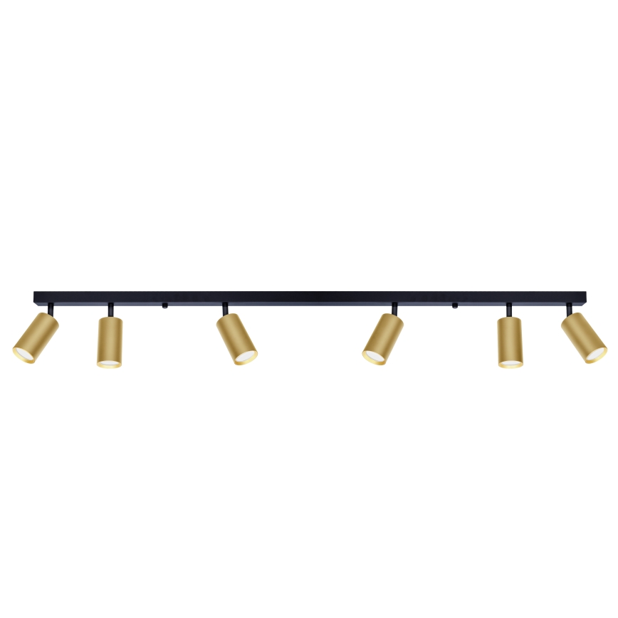 Brilagi - Spotlight SELE GOLDEN 6xGU10/30W/230V svart/guld