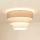 Brilagi - Taklampa ALASKA LUNETA 1xE27/15W/230V diameter 45 cm grå/grädde