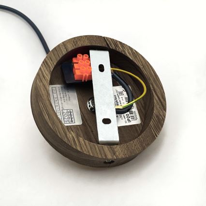Brilagi - Taklampa ANTHONY 1xE27/60W/230V ek valnöt/beige