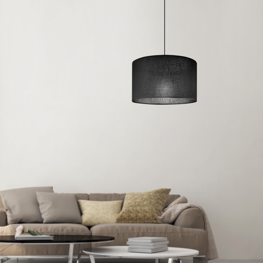 Brilagi - Taklampa ANTHONY 1xE27/60W/230V ek/nöt svart