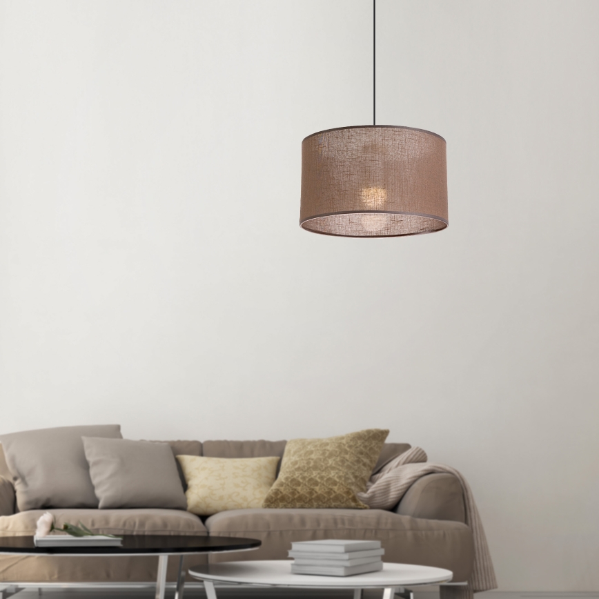 Brilagi - Taklampa ANTHONY 1xE27/60W/230V ek valnöt/brun