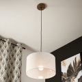 Brilagi - Taklampa ANTHONY 1xE27/60W/230V ek valnöt/vit