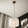 Brilagi - Taklampa ANTHONY 1xE27/60W/230V ek valnöt/vit