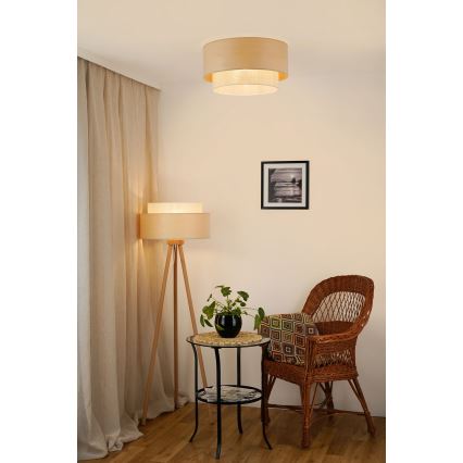 Brilagi - Taklampa ARIZONA BOHO 1xE27/15W/230V diameter 45 cm beige