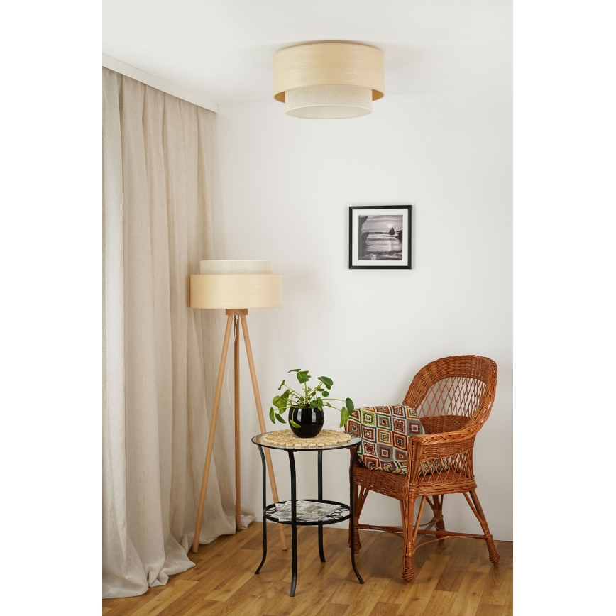 Brilagi - Taklampa ARIZONA BOHO 1xE27/15W/230V diameter 45 cm beige