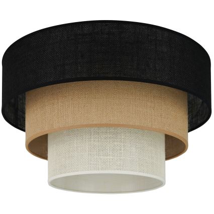 Brilagi - Taklampa ASPEN LUNETA 1xE27/15W/230V diameter 45 cm svart/beige/grädde