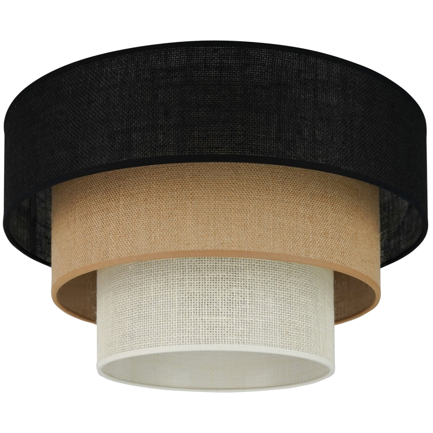 Brilagi - Taklampa ASPEN LUNETA 1xE27/15W/230V diameter 45 cm svart/beige/grädde