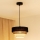 Brilagi - Taklampa ASPEN LUNETA 1xE27/15W/230V Ø 25 cm svart/beige/krämfärgad
