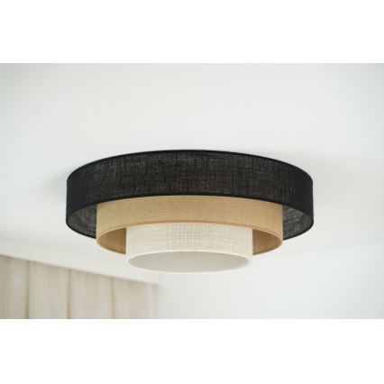 Brilagi - Taklampa ASPEN LUNETA LED/12W/230V diameter 60 cm 3000K/4000K/6400K svart/beige/grädde