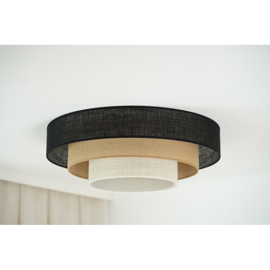 Brilagi - Taklampa ASPEN LUNETA LED/12W/230V diameter 60 cm 3000K/4000K/6400K svart/beige/grädde