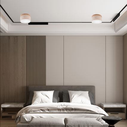 Brilagi - Taklampa BELLADONNA 1xE27/15W/230V beige/ek