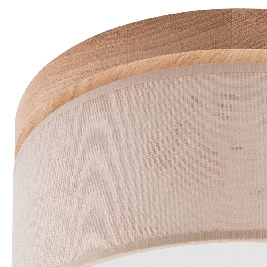 Brilagi - Taklampa BELLADONNA 1xE27/15W/230V beige/ek