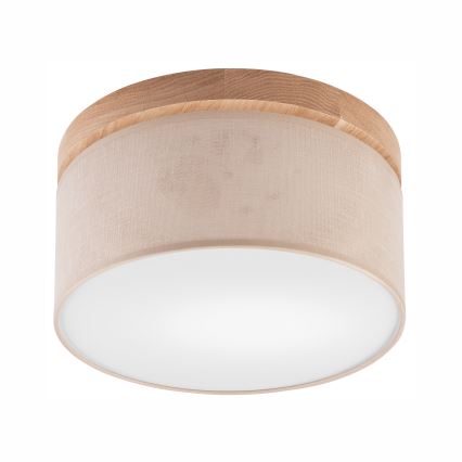Brilagi - Taklampa BELLADONNA 1xE27/15W/230V beige/ek