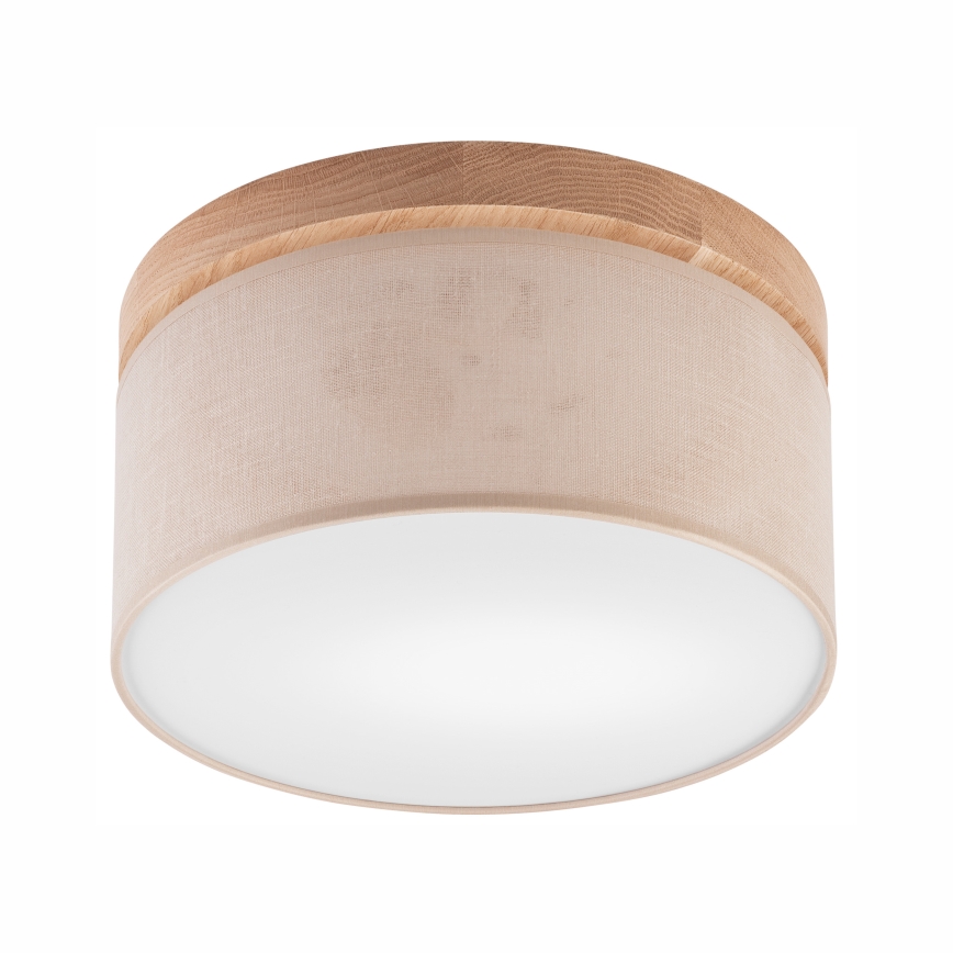 Brilagi - Taklampa BELLADONNA 1xE27/15W/230V beige/ek