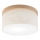 Brilagi - Taklampa BELLADONNA 1xE27/15W/230V diameter 30 cm grädde/ek