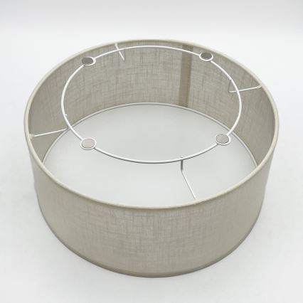 Brilagi - Taklampa BELLADONNA 1xE27/15W/230V diameter 30 cm grädde/ek